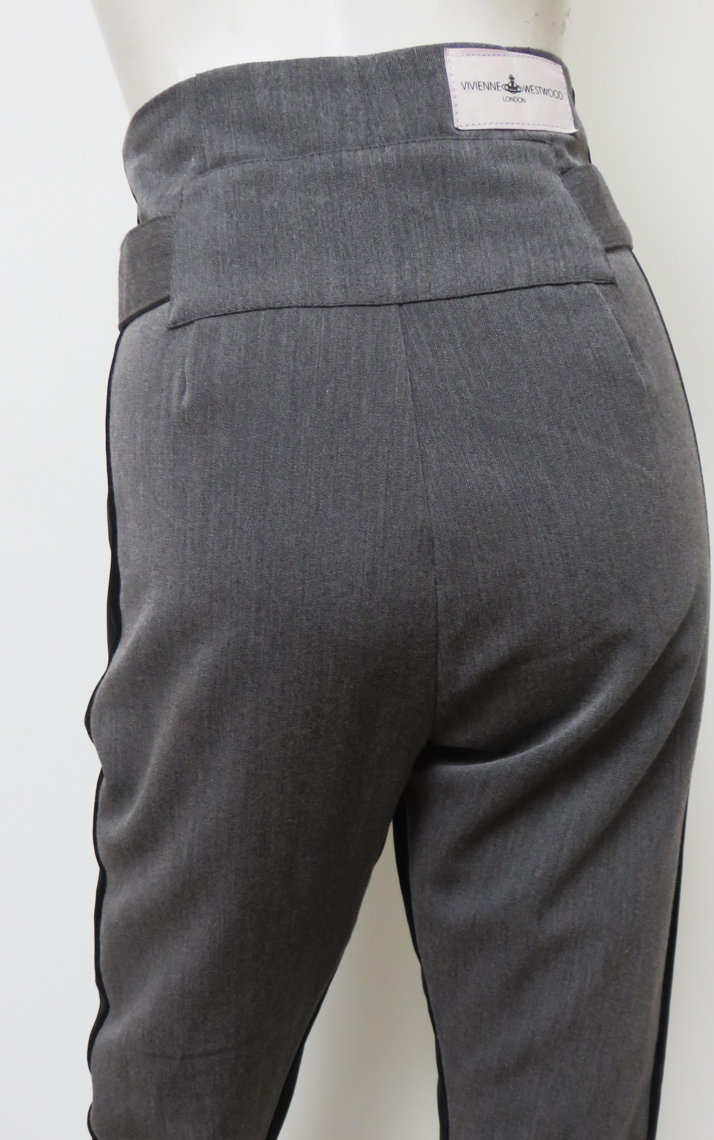 Vivienne Westwood Color Block Pants with Black Trim For Sale 4