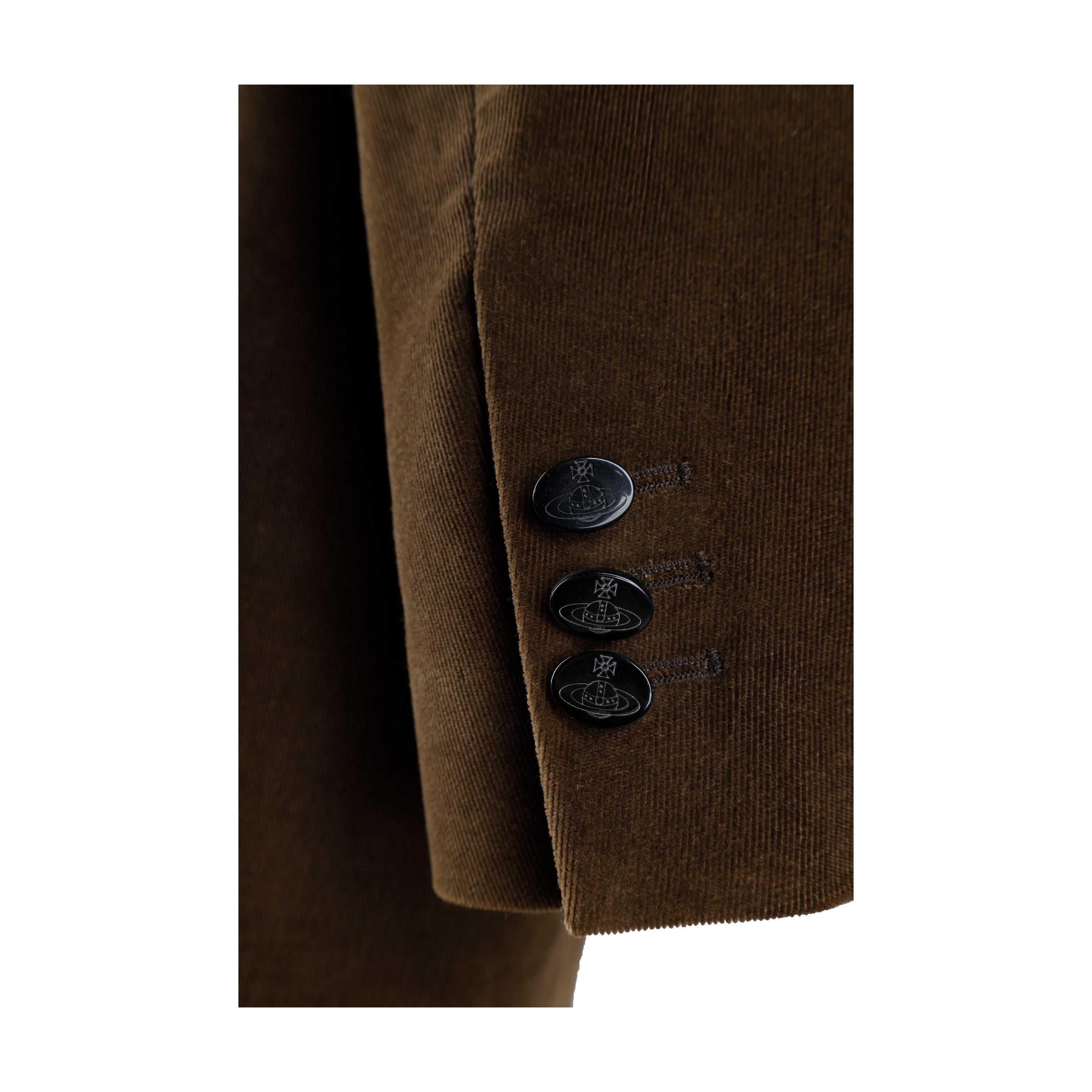 Vivienne Westwood Corduroy Suit For Sale 1