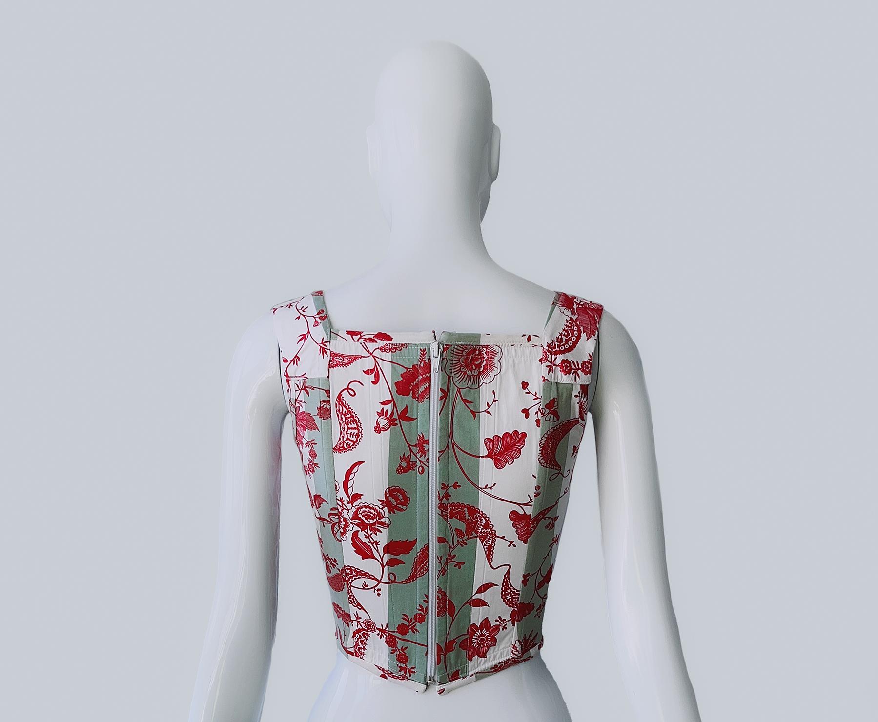 Vivienne Westwood Corset Iconique Rare Étiquette Rouge des Années 90 en vente 2