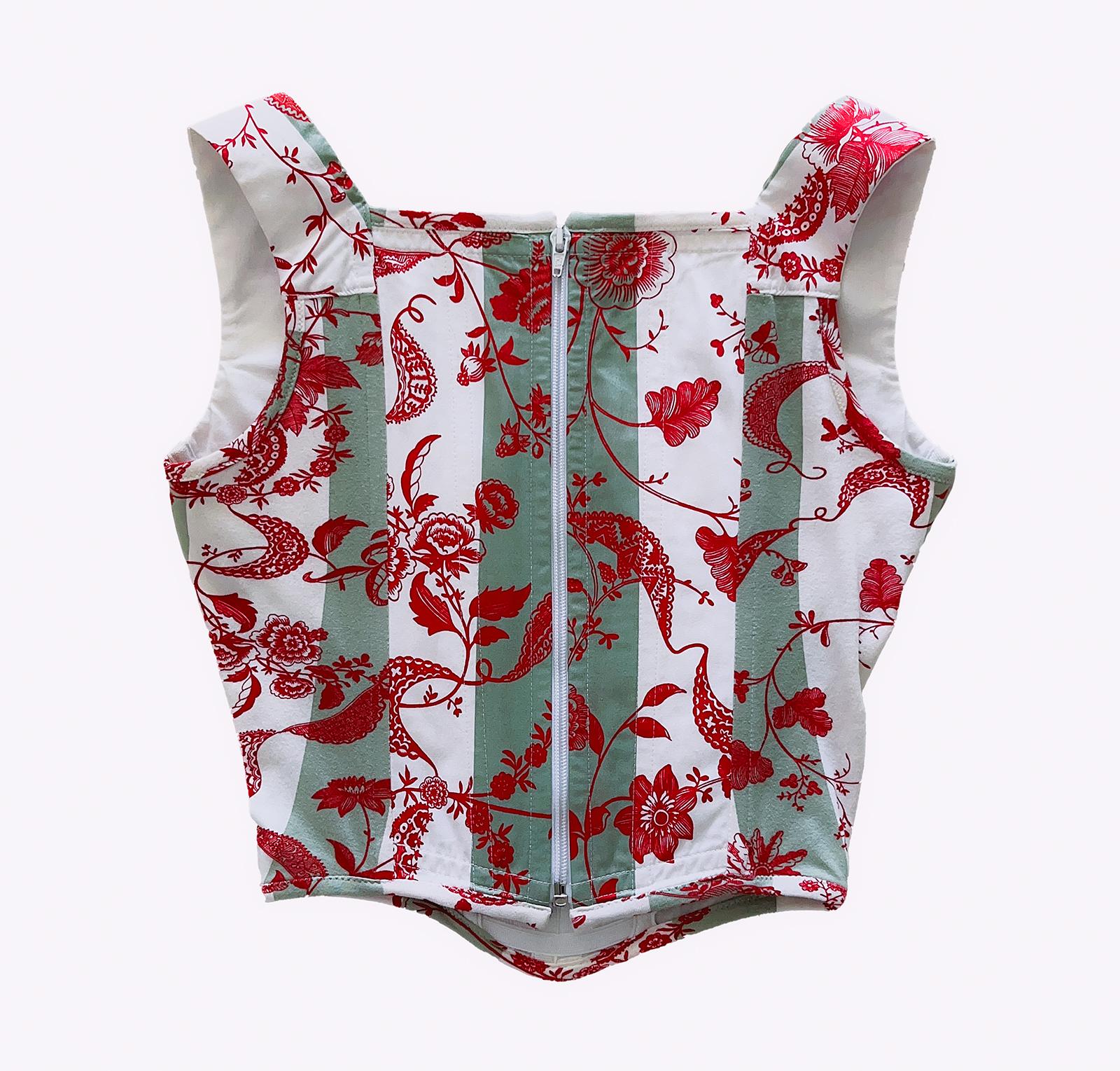 Vivienne Westwood Corset Iconic Rare 90s Red Label For Sale 3