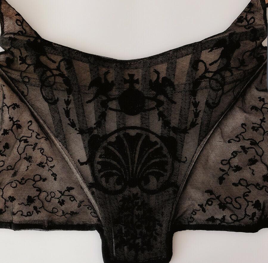 Vivienne Westwood Corset SS 1992 Runway Worn Rare Collectors black lace ICONIC For Sale 5