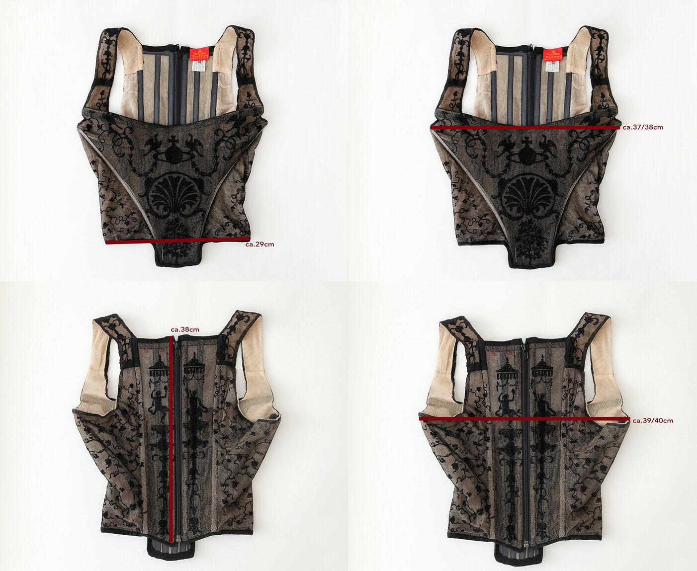 Vivienne Westwood Corset SS 1992 Runway Worn Rare Collectors black lace ICONIC For Sale 7