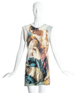Vivienne Westwood cotton jersey mini dress with François Boucher print, ss 1991