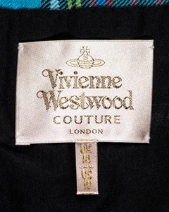 Vivienne Westwood Couture tartan wool mini kilt skirt, c. 1990s
