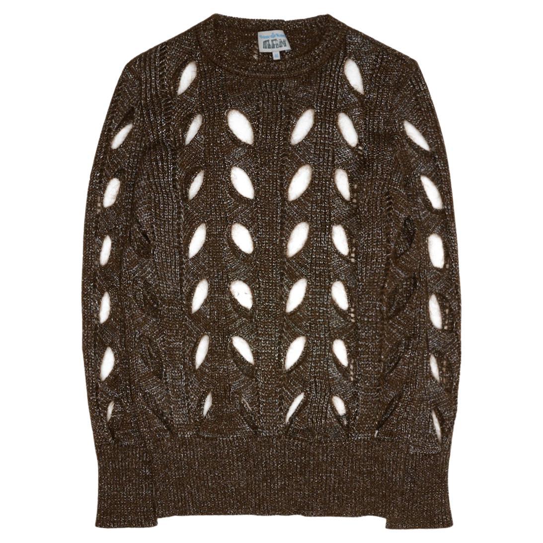 Vivienne Westwood Cut-Out Lurex Sweater at 1stDibs