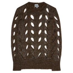 Vivienne Westwood Cut-Out Lurex Sweater