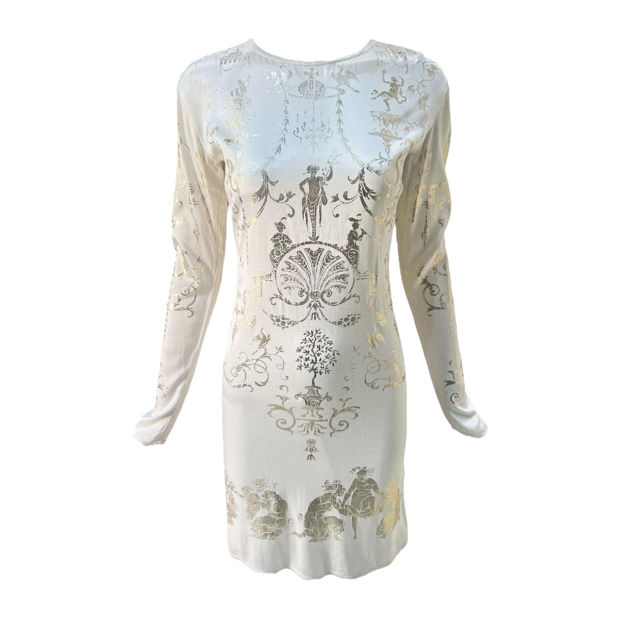 Vivienne Westwood 'Dressing Up' A/W Perlweißes Boulle-Kleid, 1991/1992 im Angebot