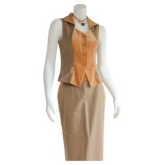 Vivienne Westwood early 1990s Bustier Corset and Skirt suit 
