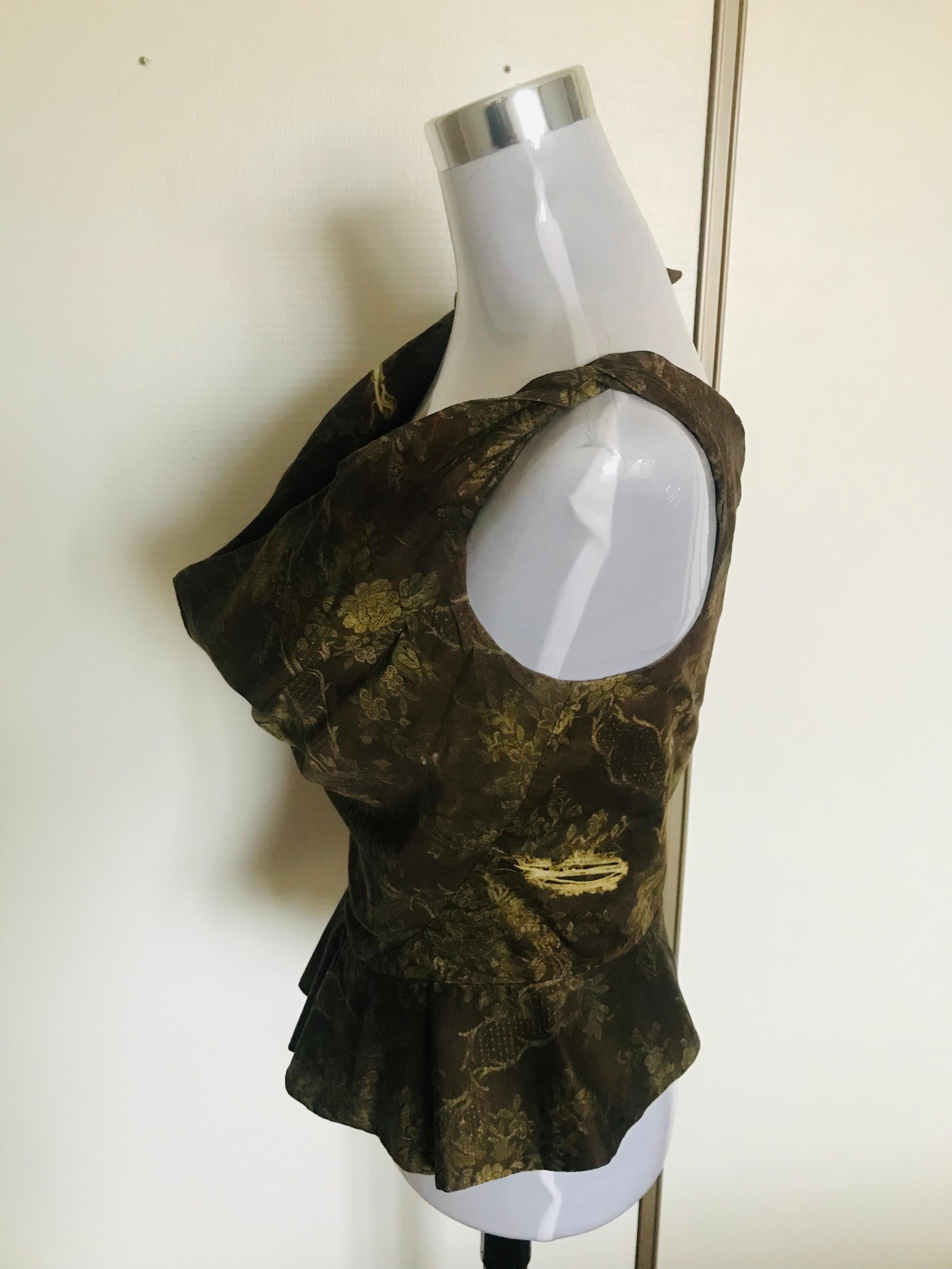 Donna VIVIENNE WESTWOOD Bustier a corsetto emblematico del marchio. in vendita