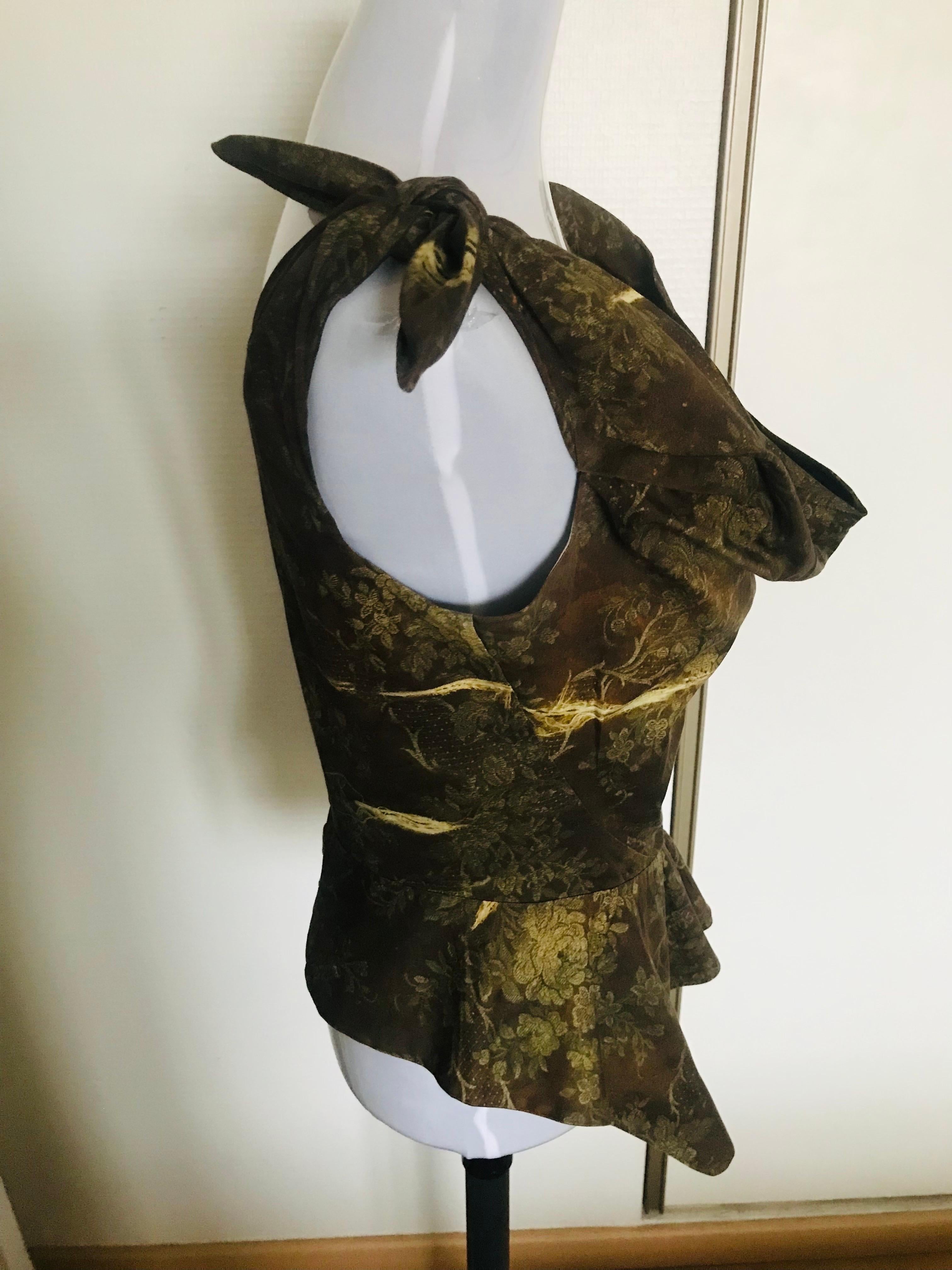 VIVIENNE WESTWOOD Bustier a corsetto emblematico del marchio. in vendita 2