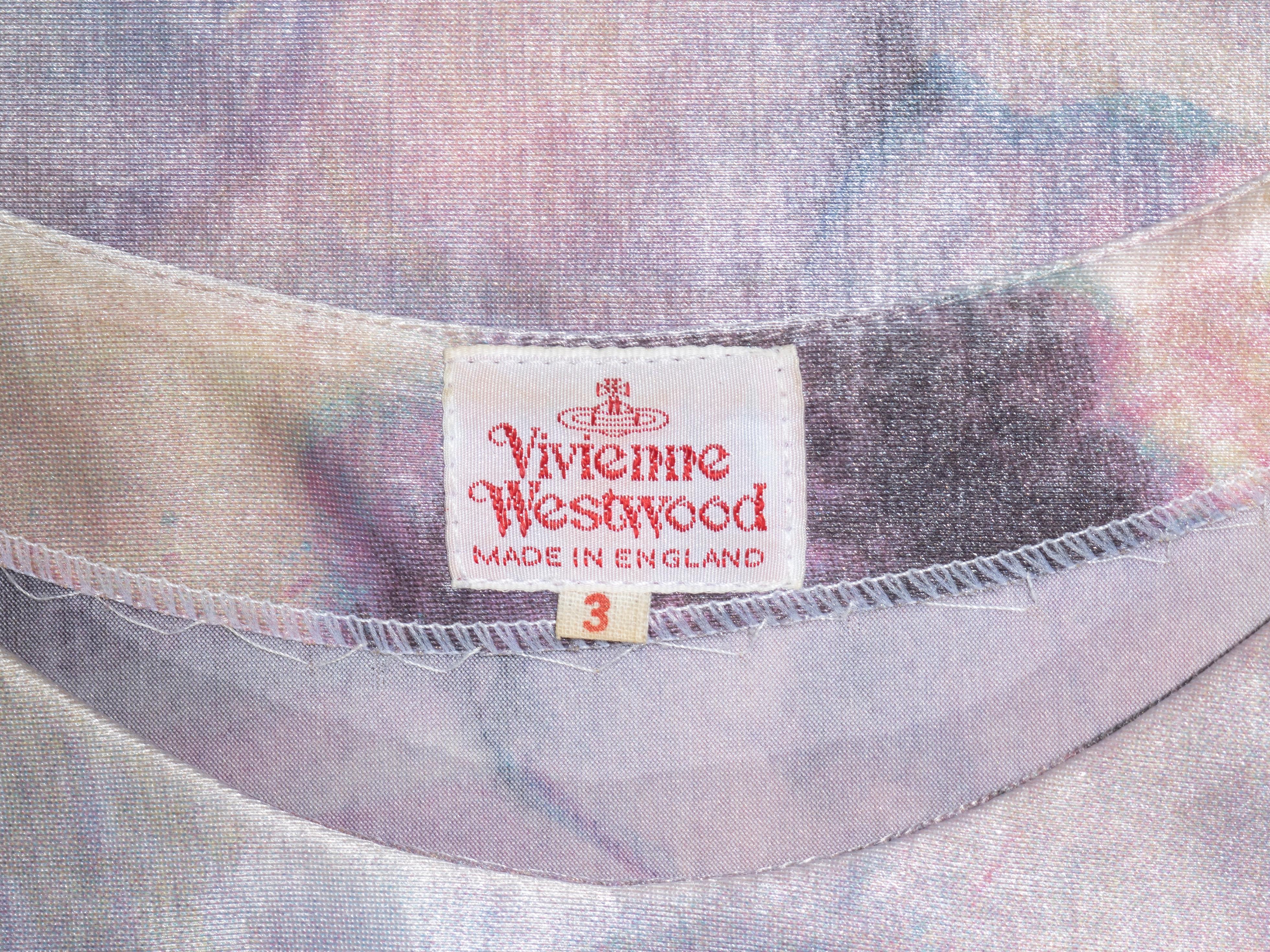 Vivienne Westwood Abend-Maxikleid mit Amor-Druck, fw 1991 im Angebot 9