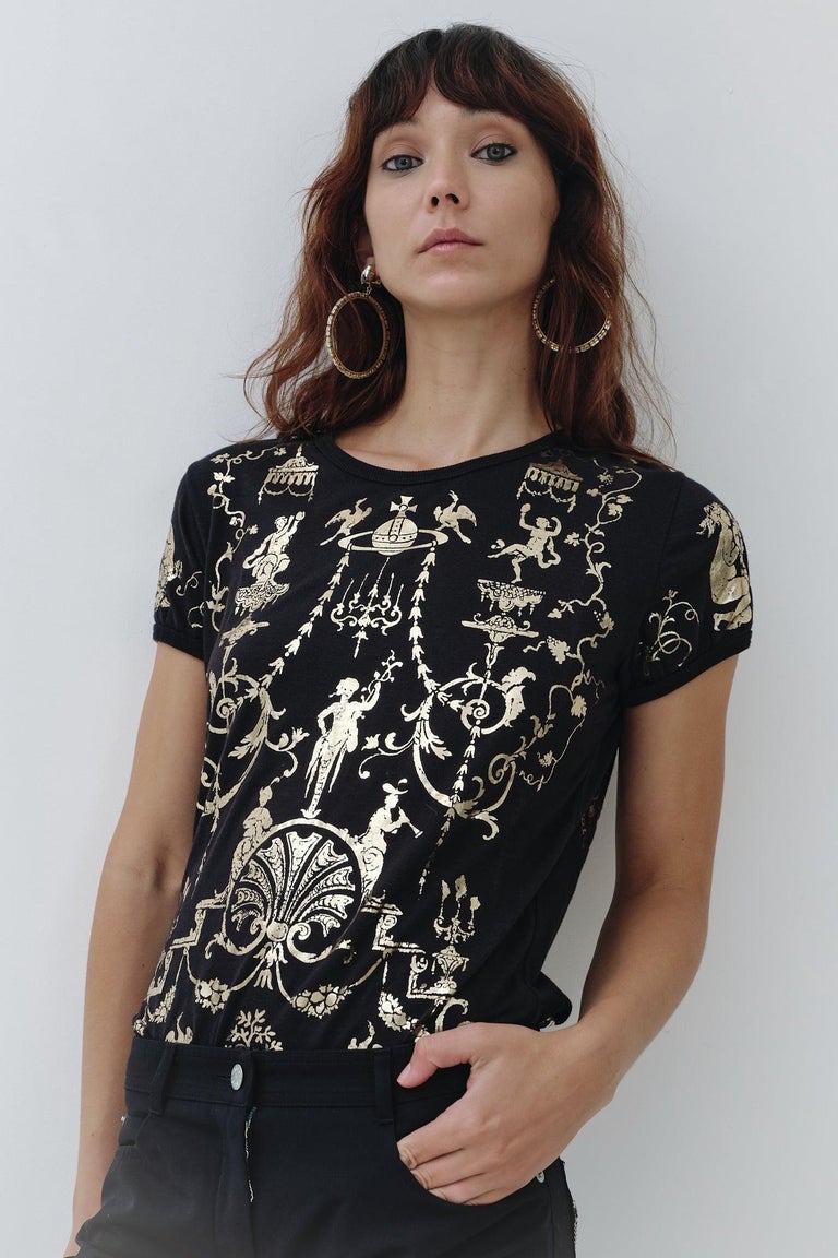Vivienne Westwood F/W 1990 Portrait Boulle Gold Label t-shirt at