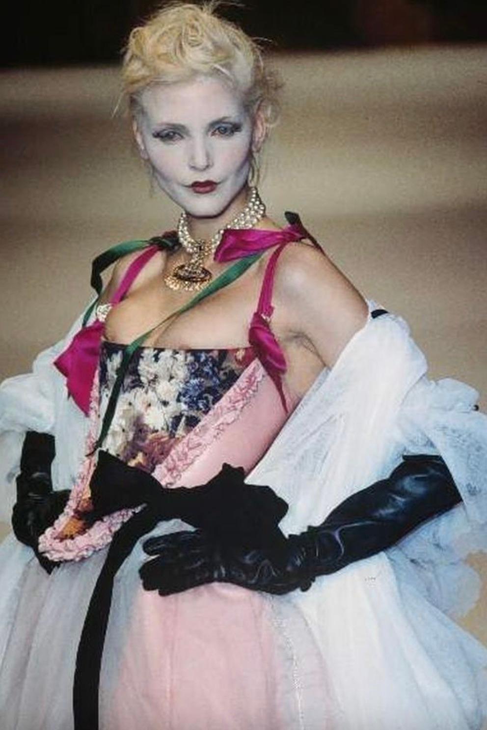 Vivienne Westwood F/W 1995 Vive La Cocotte Multicolor Orb Pearl Chocker Necklace 14