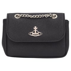 Vivienne Westwood Flap Bag With Chain Derby Purse Small