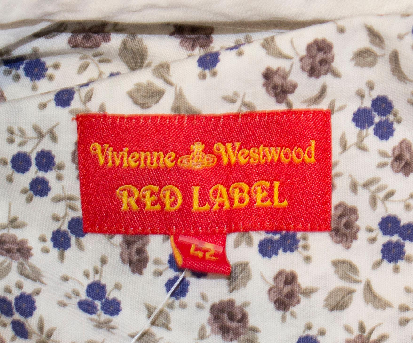 Vivienne Westwood Floral Cotton Playsuit For Sale 2