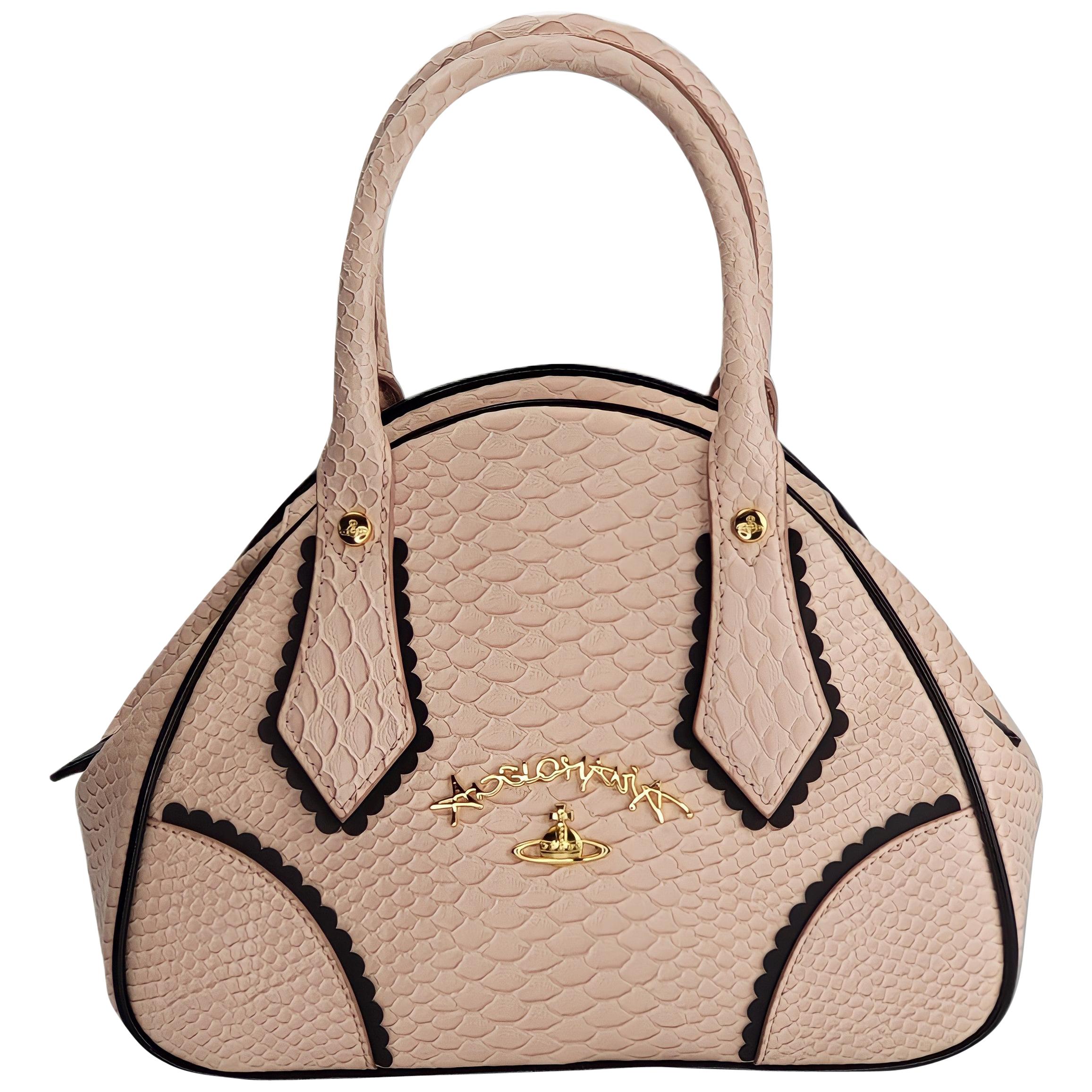 Vivienne Westwood Anglomania 2020 Frilly Snake Heart Bag w/ Tags - Pink  Handle Bags, Handbags - VWA23399