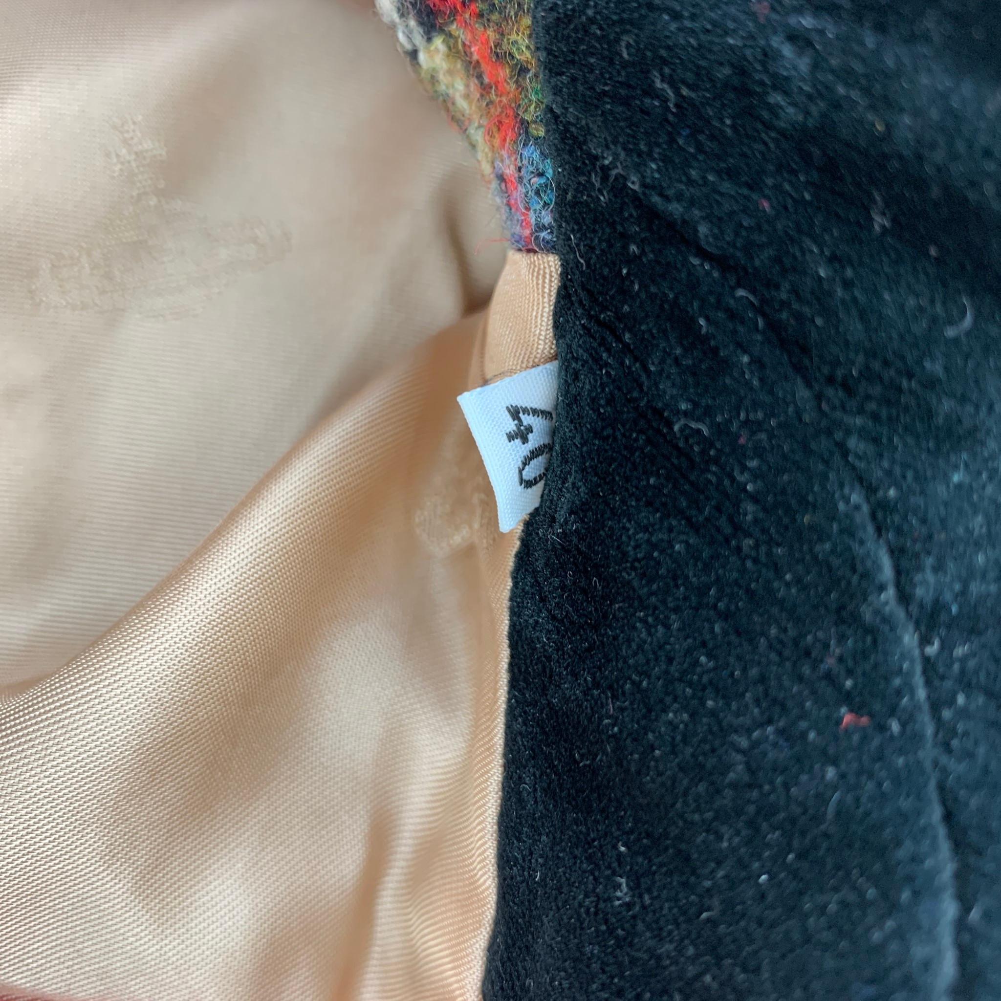 VIVIENNE WESTWOOD FW 1994 Talla 4 Traje de falda a cuadros tartán de lana azul rojo 3