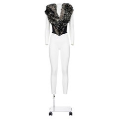 VIVIENNE WESTWOOD FW 93 - Corset à capuche en fausse fourrure - Iconique et rare