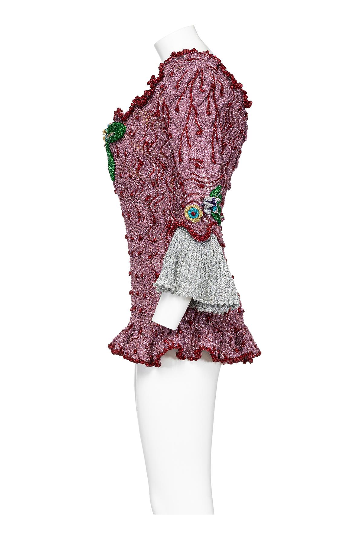 VIVIENNE WESTWOOD FW 94 Icónico y raro minivestido de la colección 'On liberty' Gray en venta