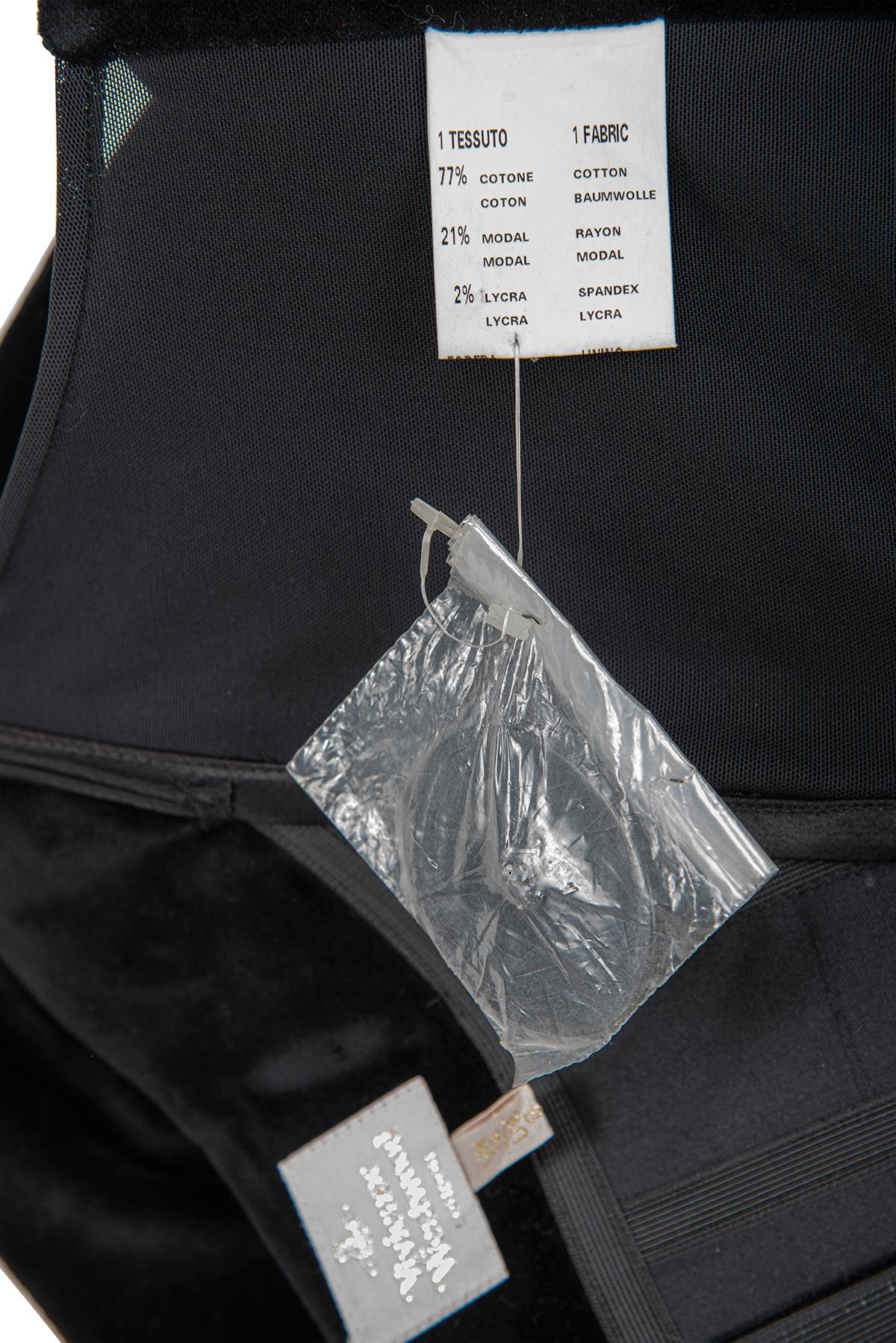 VIVIENNE WESTWOOD FW 98 Icónico y raro vestido largo de terciopelo con corpiño en venta 2