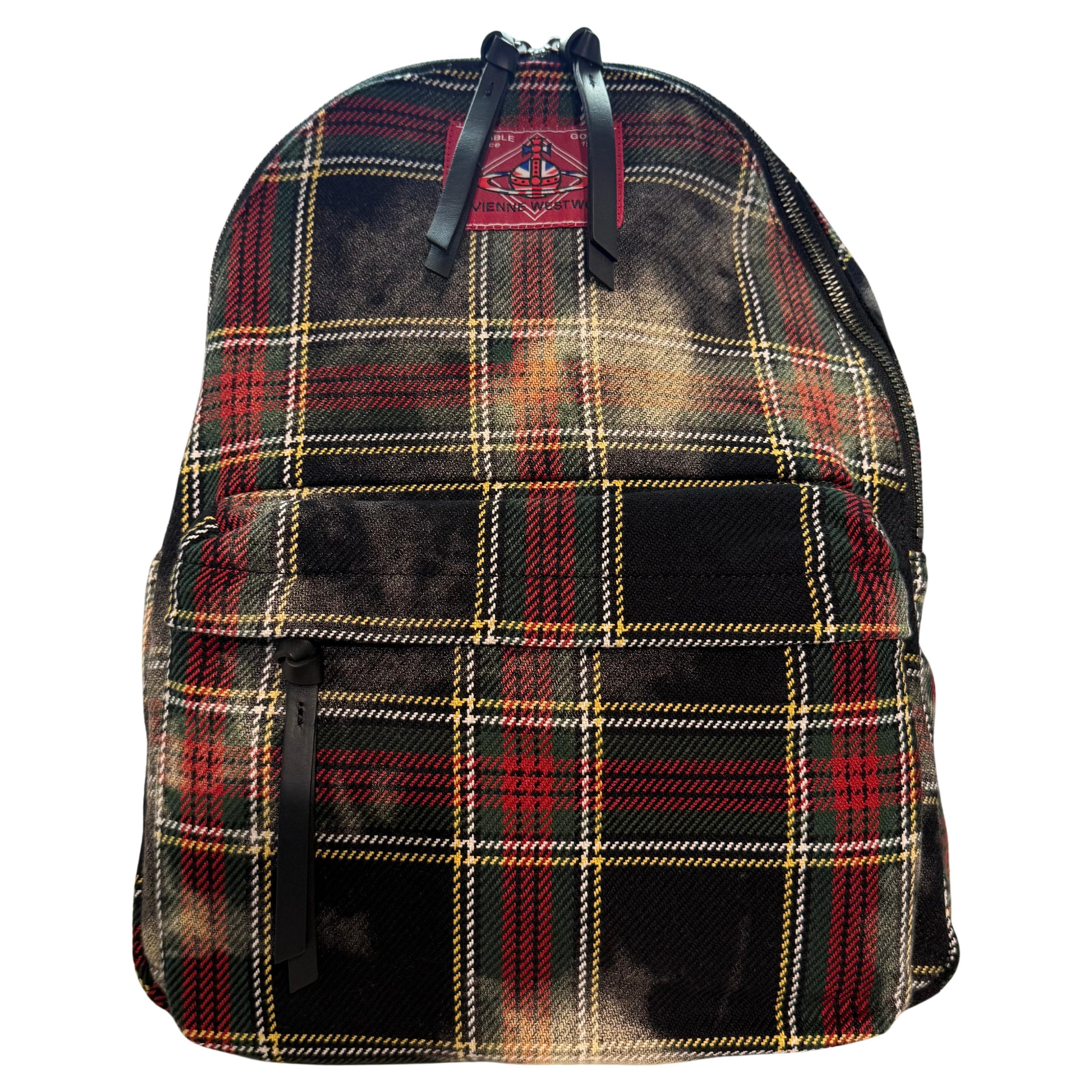 Vivienne Westwood George Rucksac Chelsea Bleache Tartan