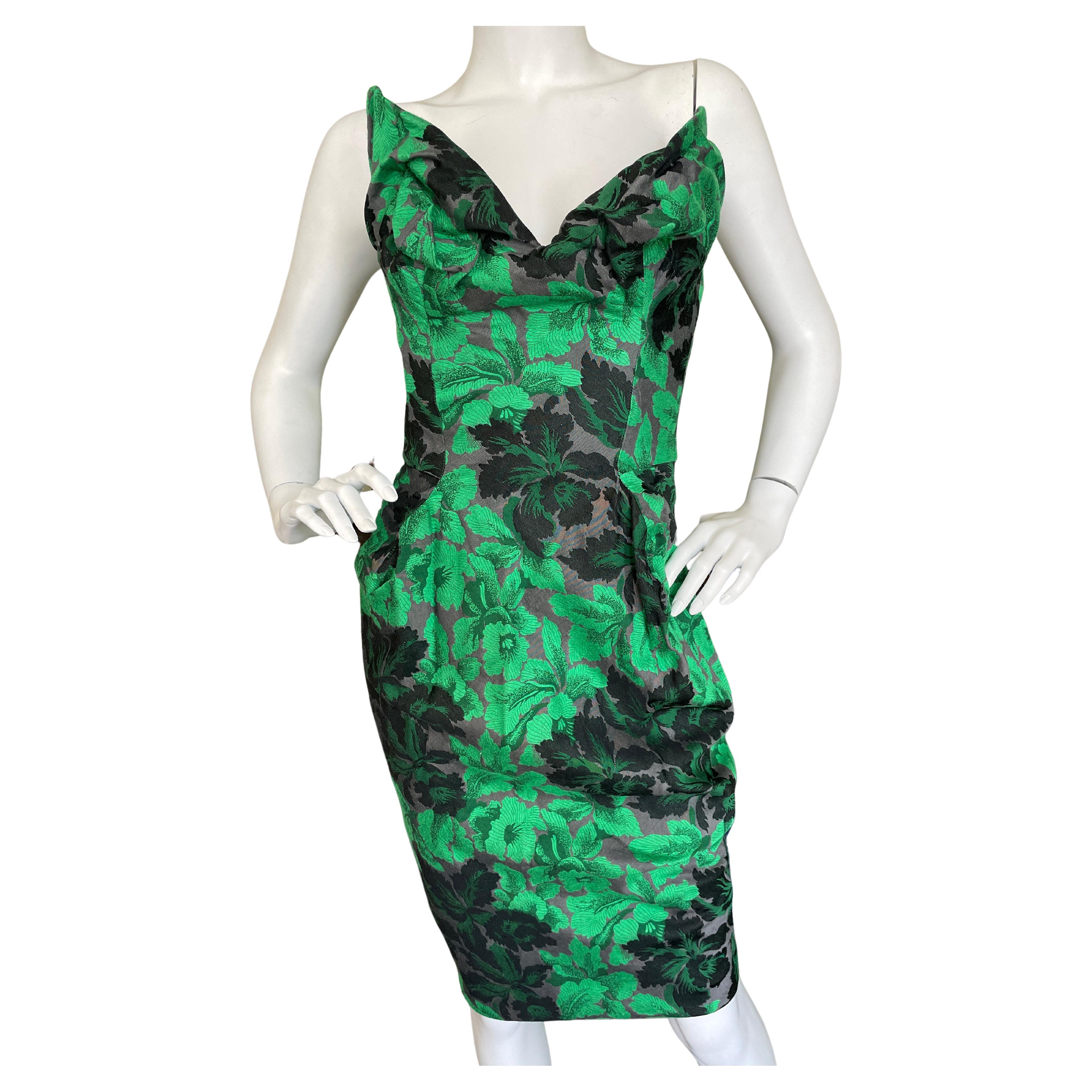 Vivienne Westwood corseted crochet knit mini dress, AW 1993 at 1stDibs