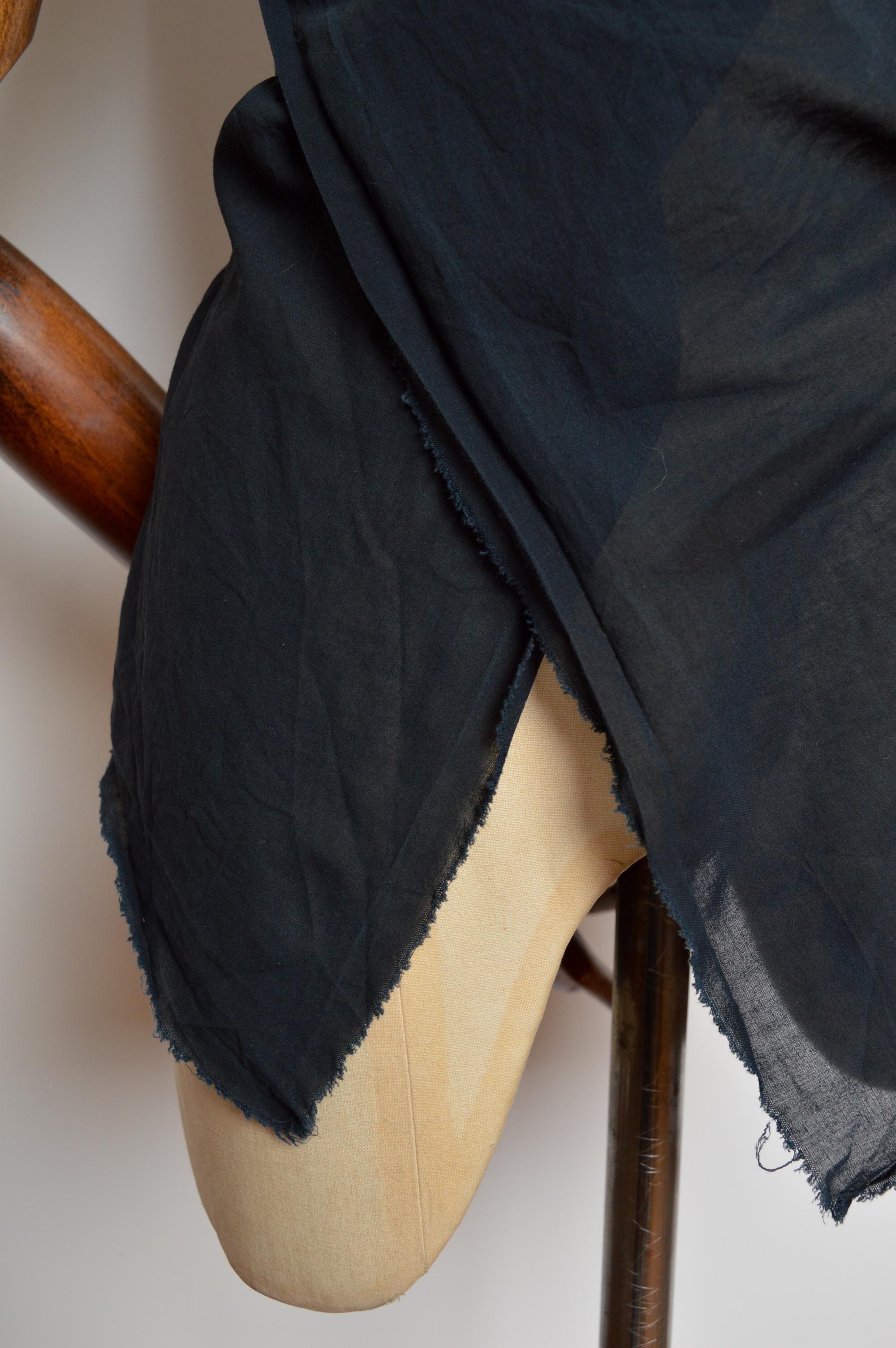 Vivienne Westwood Gold Label Camicetta in garza di cotone nera Avant Guard Top in vendita 1