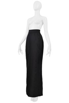 Vivienne Westwood Gold Label Couture Black Silk Evening Skirt 1997