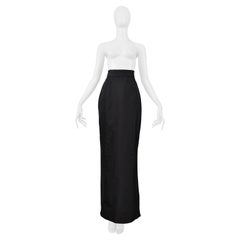 Vivienne Westwood Gold Label Couture Black Silk Evening Skirt 1997
