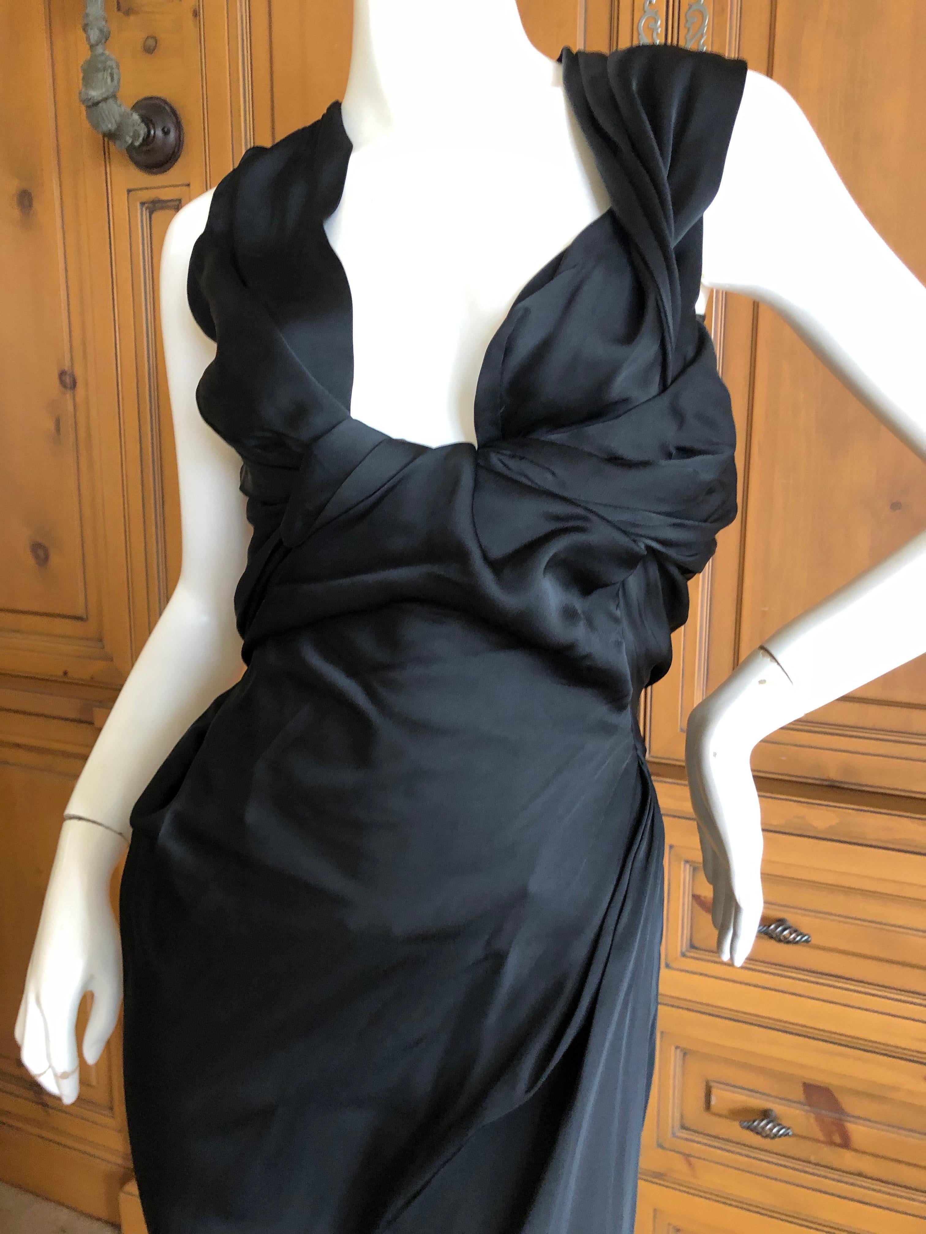 Vivienne Westwood Gold Label Elegant Black Evening Dress with Built In Corset 2