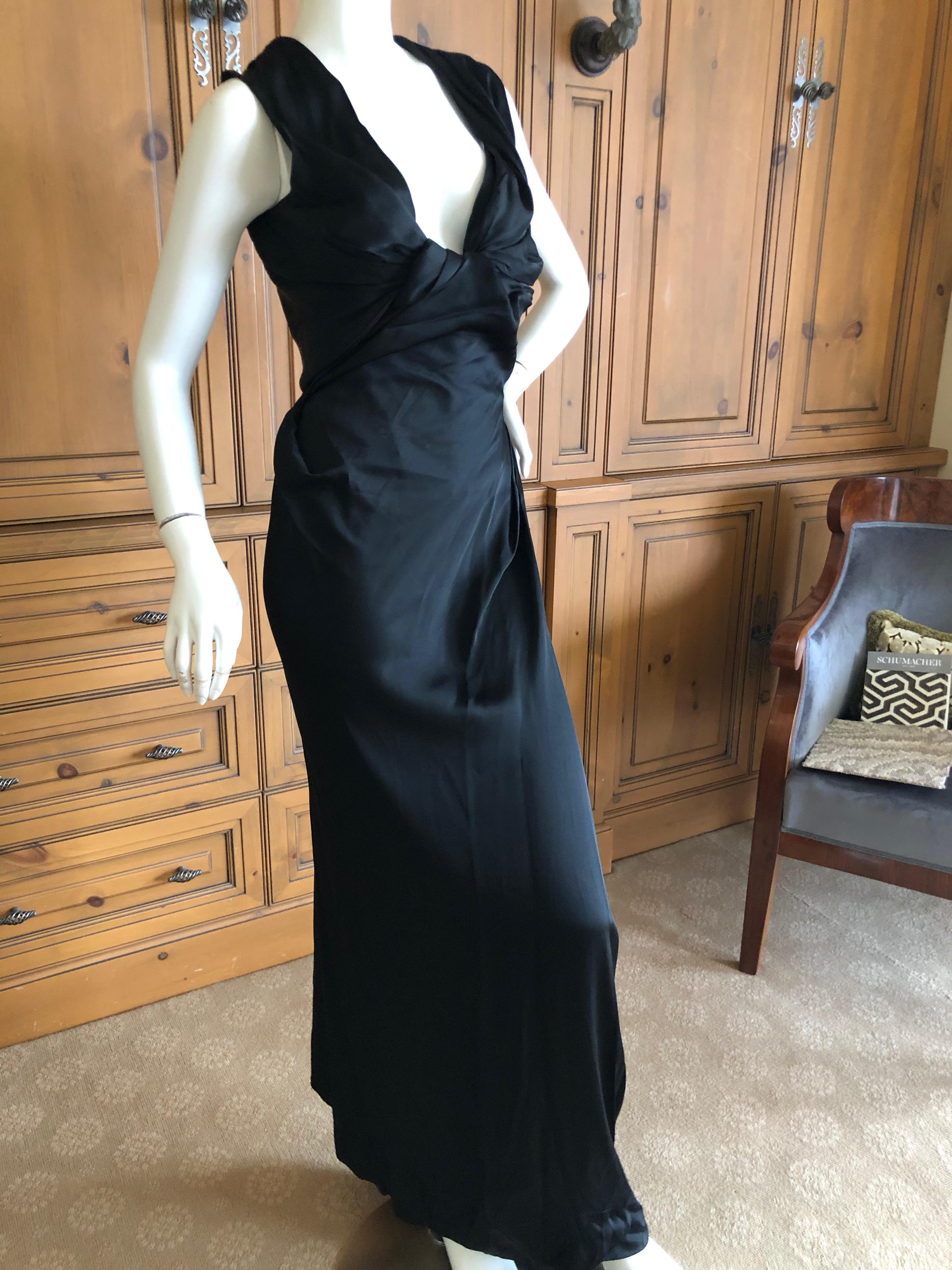 Vivienne Westwood Gold Label Elegant Black Evening Dress with Built In Corset 3