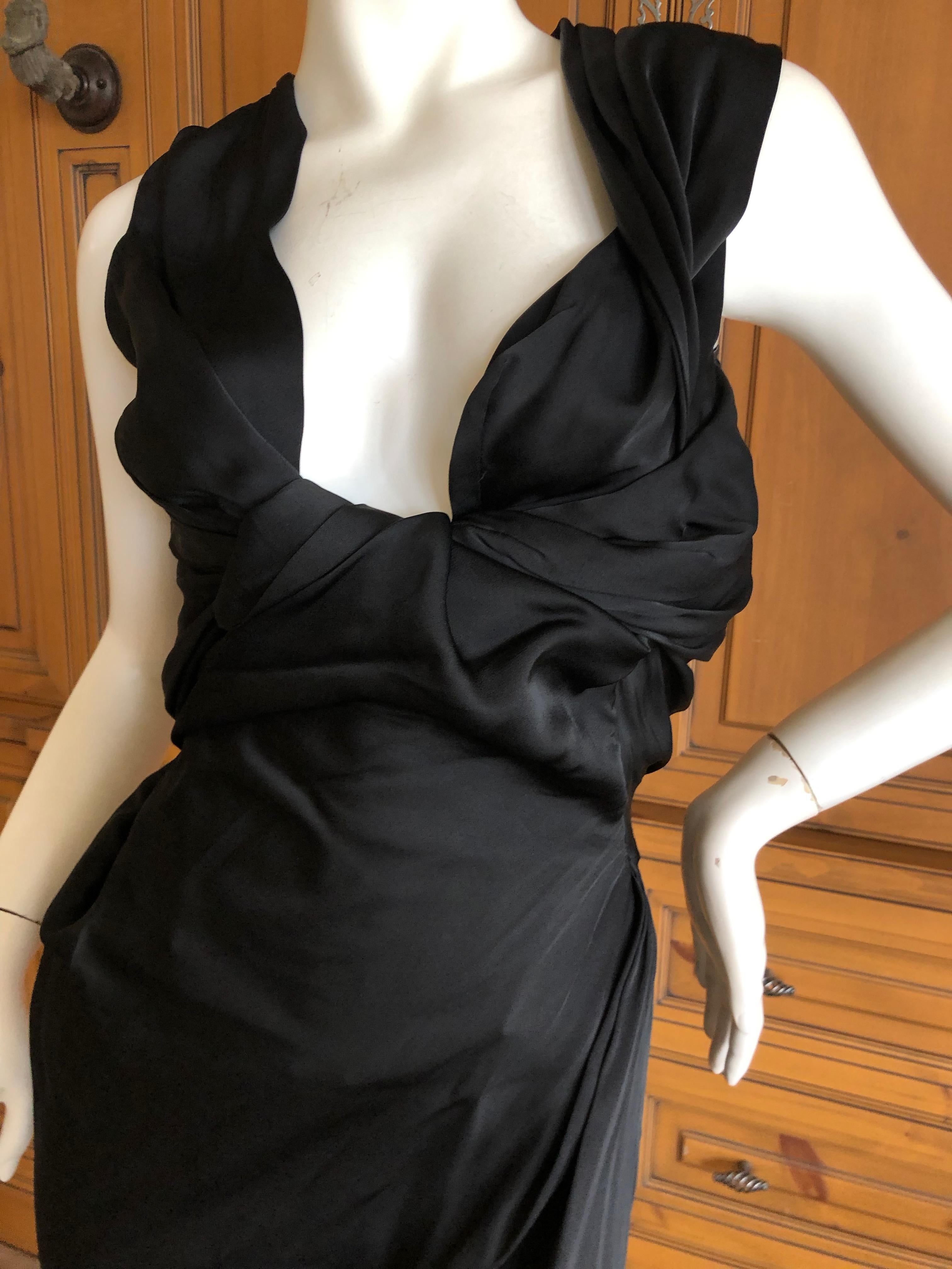Vivienne Westwood Gold Label Elegant Black Evening Dress with Built In Corset 4