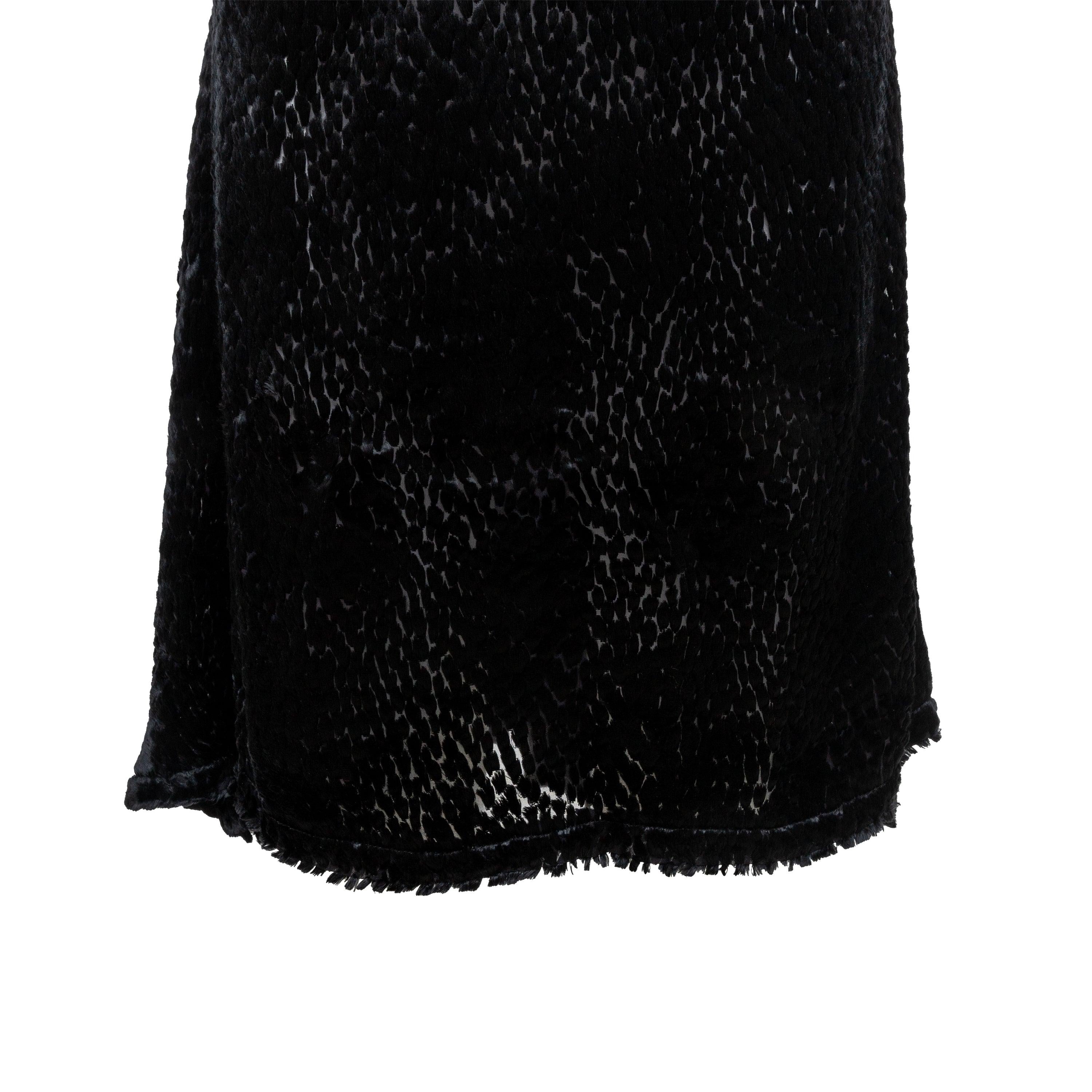 Vivienne Westwood Gold Label Faux Fur Halter Dress - '90s In Excellent Condition For Sale In Milano, IT