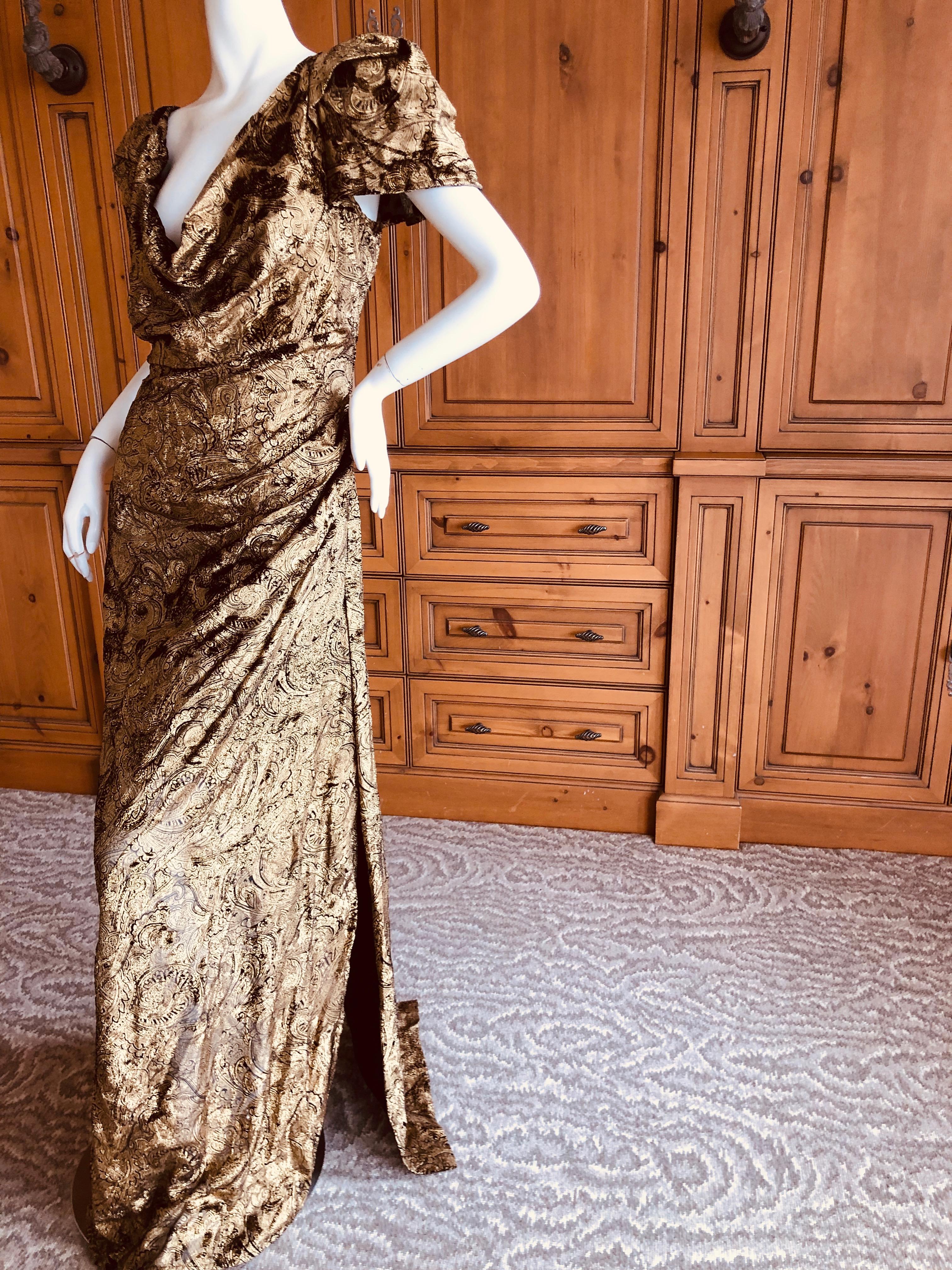 Vivienne Westwood Gold Label Gold Devore Velvet 