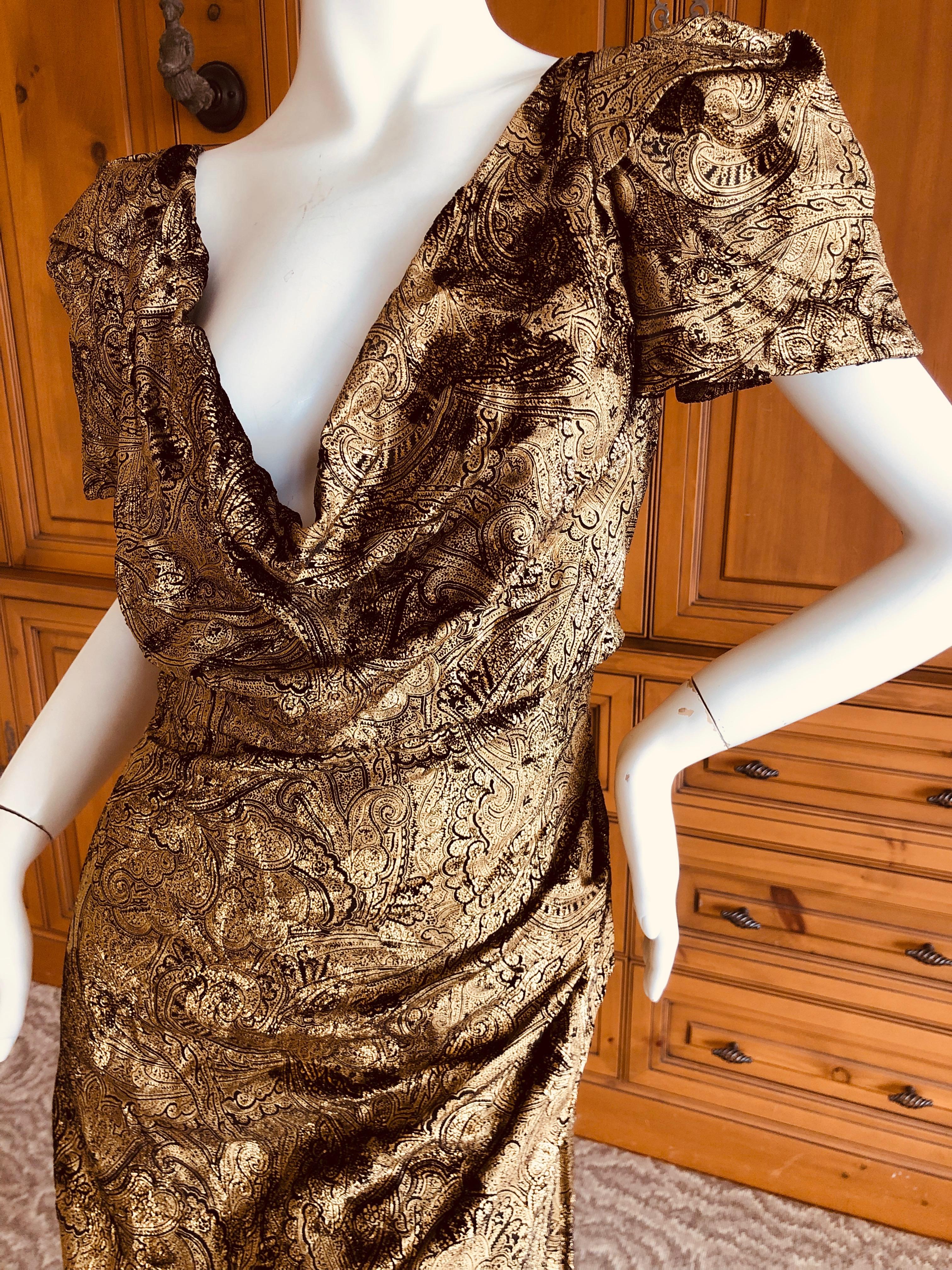 vivienne westwood gold dress