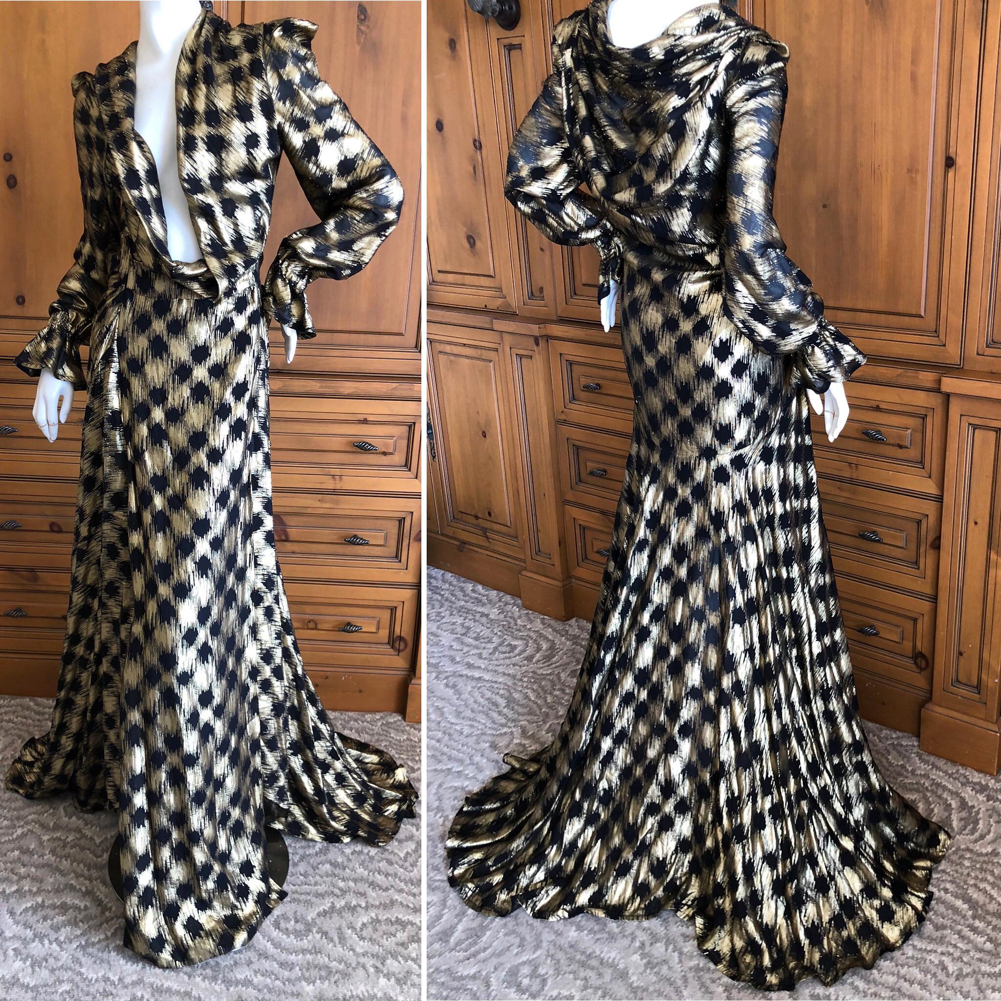 houndstooth gown