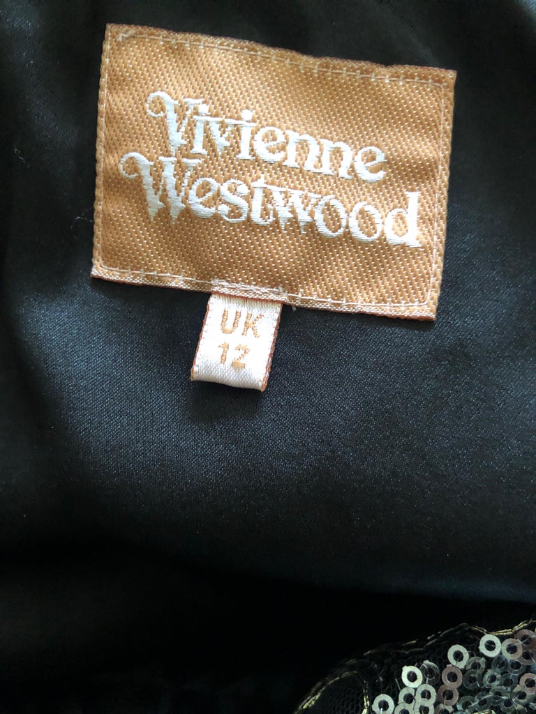 Vivienne Westwood Gold Label Sequin Off the Shoulder Mini Dress For ...