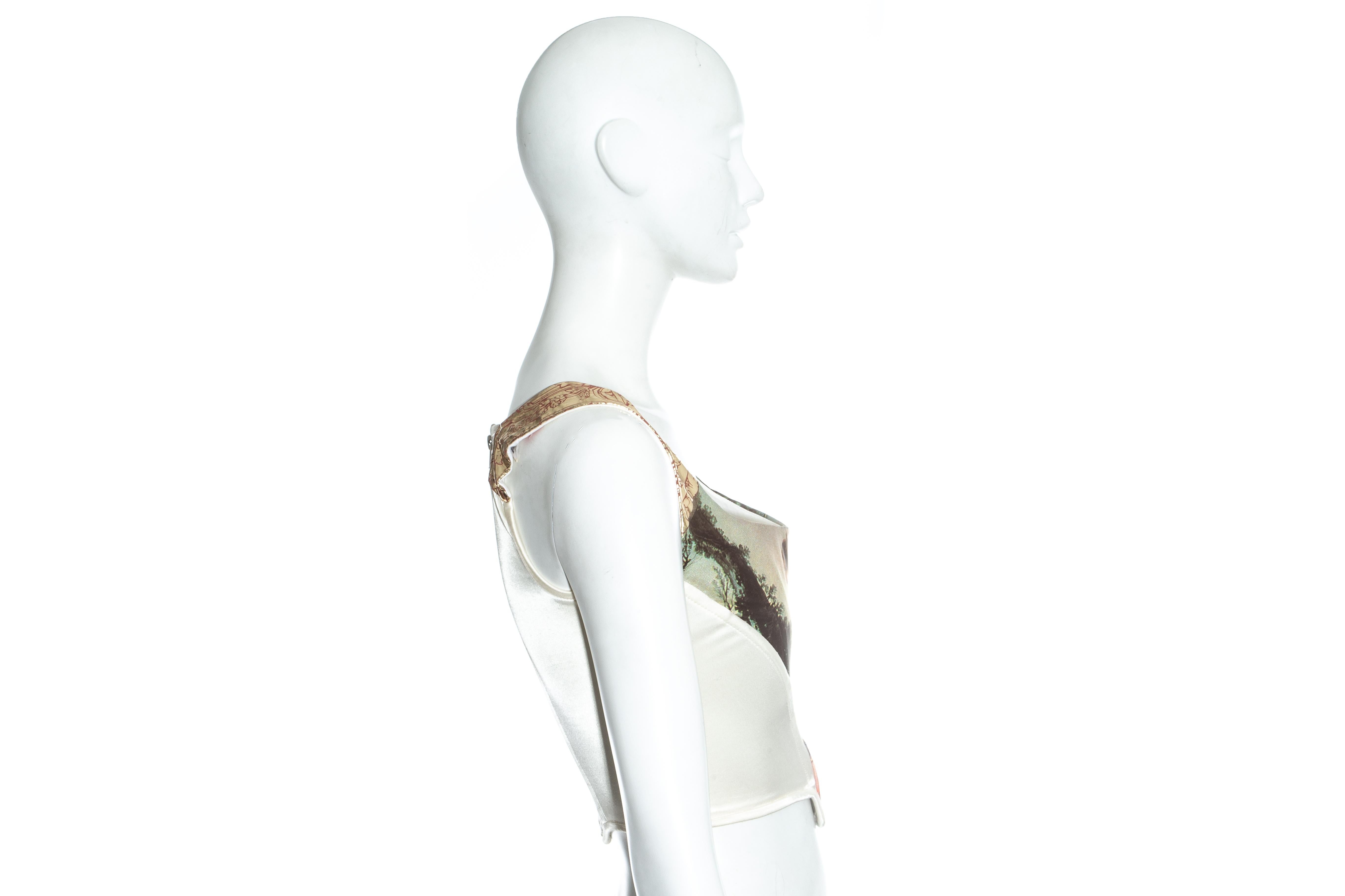 Women's Vivienne Westwood gold  'Portrait Collection' corset, fw 1990