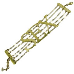 Vivienne Westwood Gold Toned Sex Bracelet