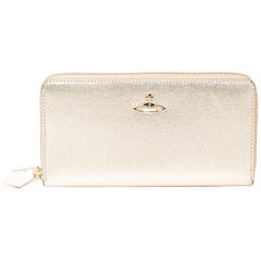 Vivienne Westwood Gold Zip Continental Wallet