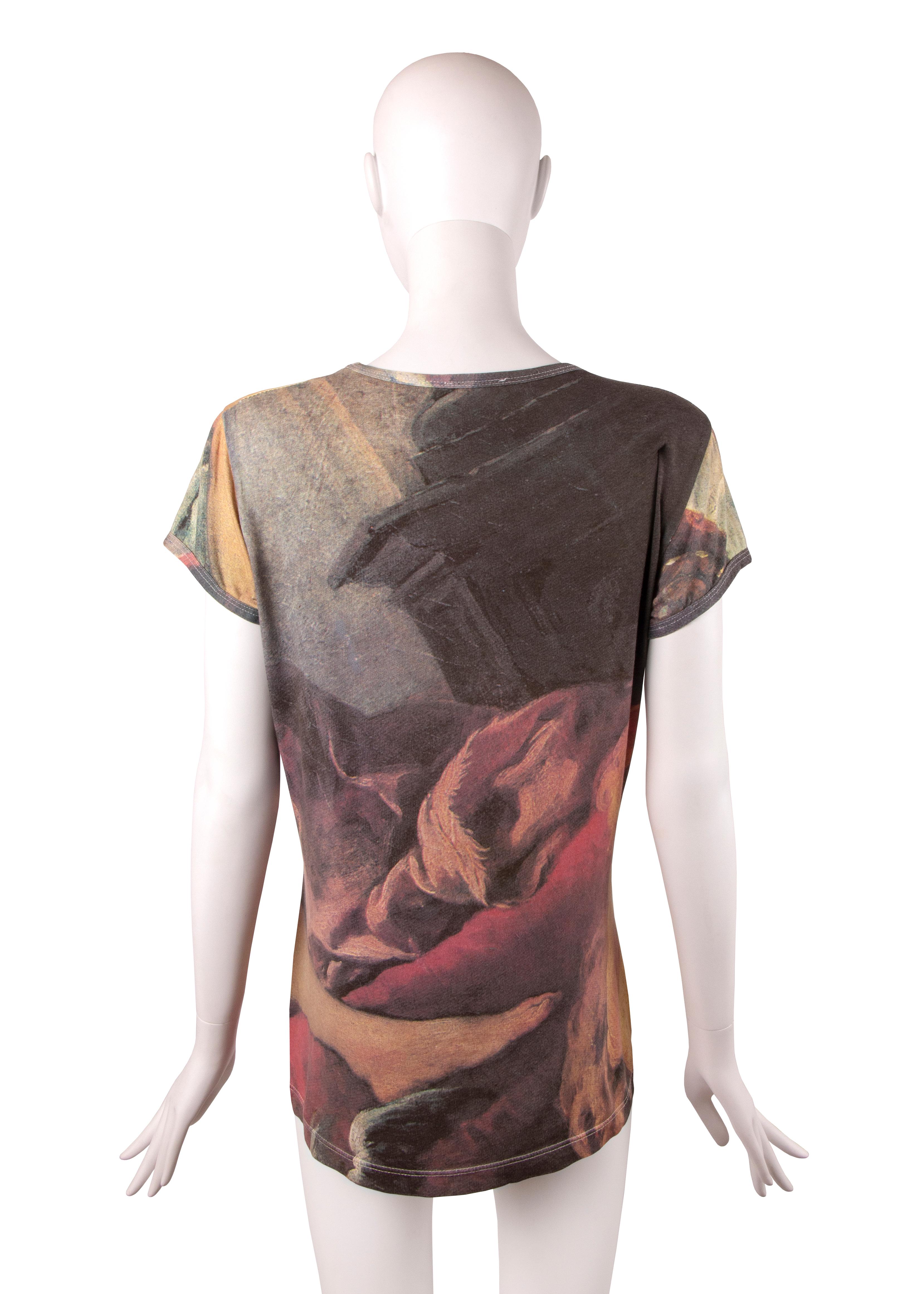 Vivienne Westwood 'Grand Hotel' Francois Boucher Hercules t-shirt, ss 1993 In Good Condition For Sale In Melbourne, AU