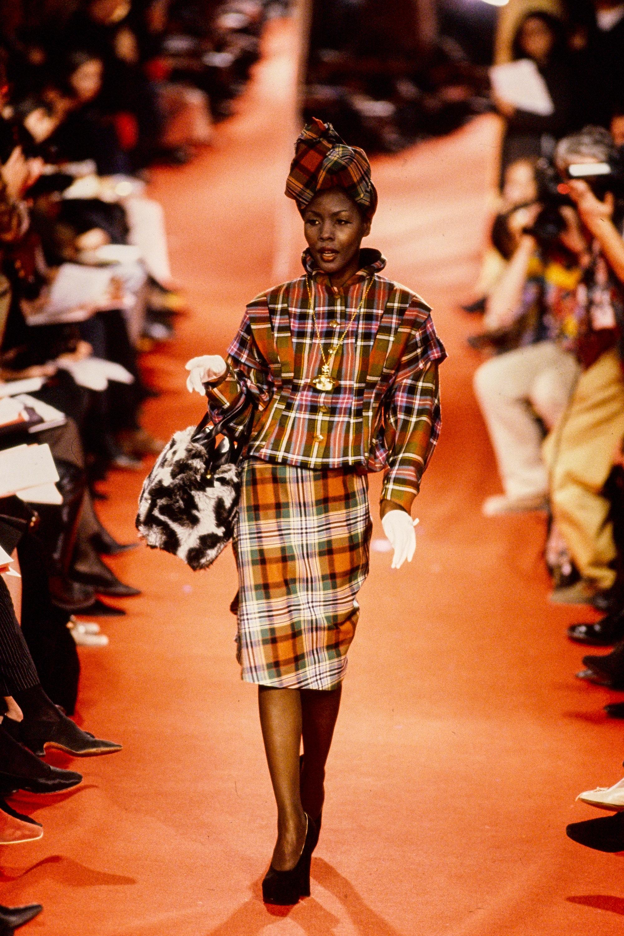 vivienne westwood tartan skirt