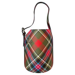 Vivienne Westwood Green Tartan Bucket Bag