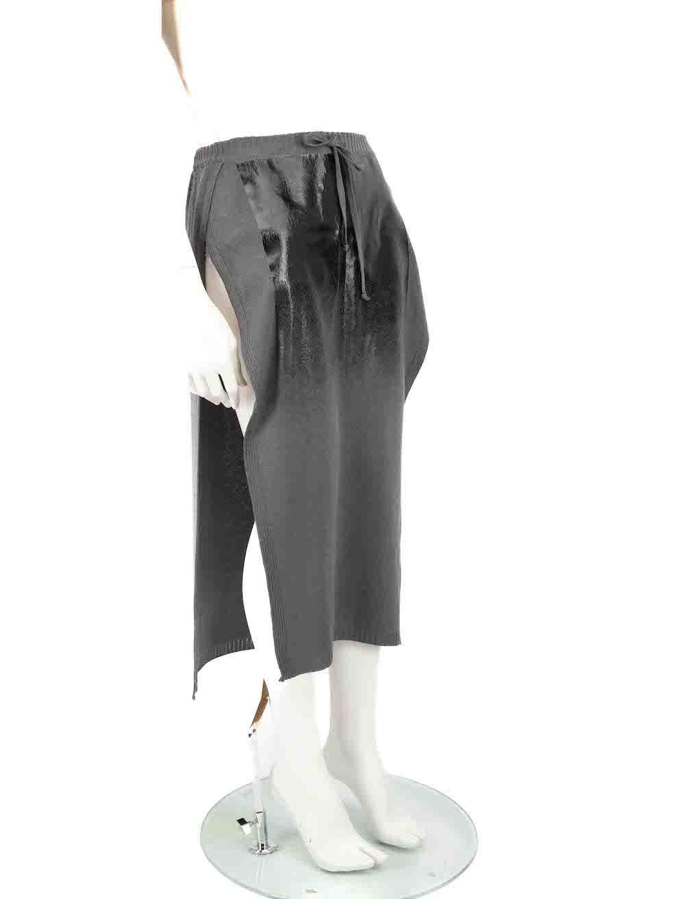 Gris Vivienne Westwood - Jupe en maille grise à imprimé dégradé, taille M en vente