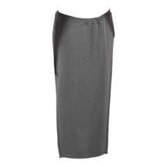 Vivienne Westwood - Jupe en maille grise à imprimé dégradé, taille M