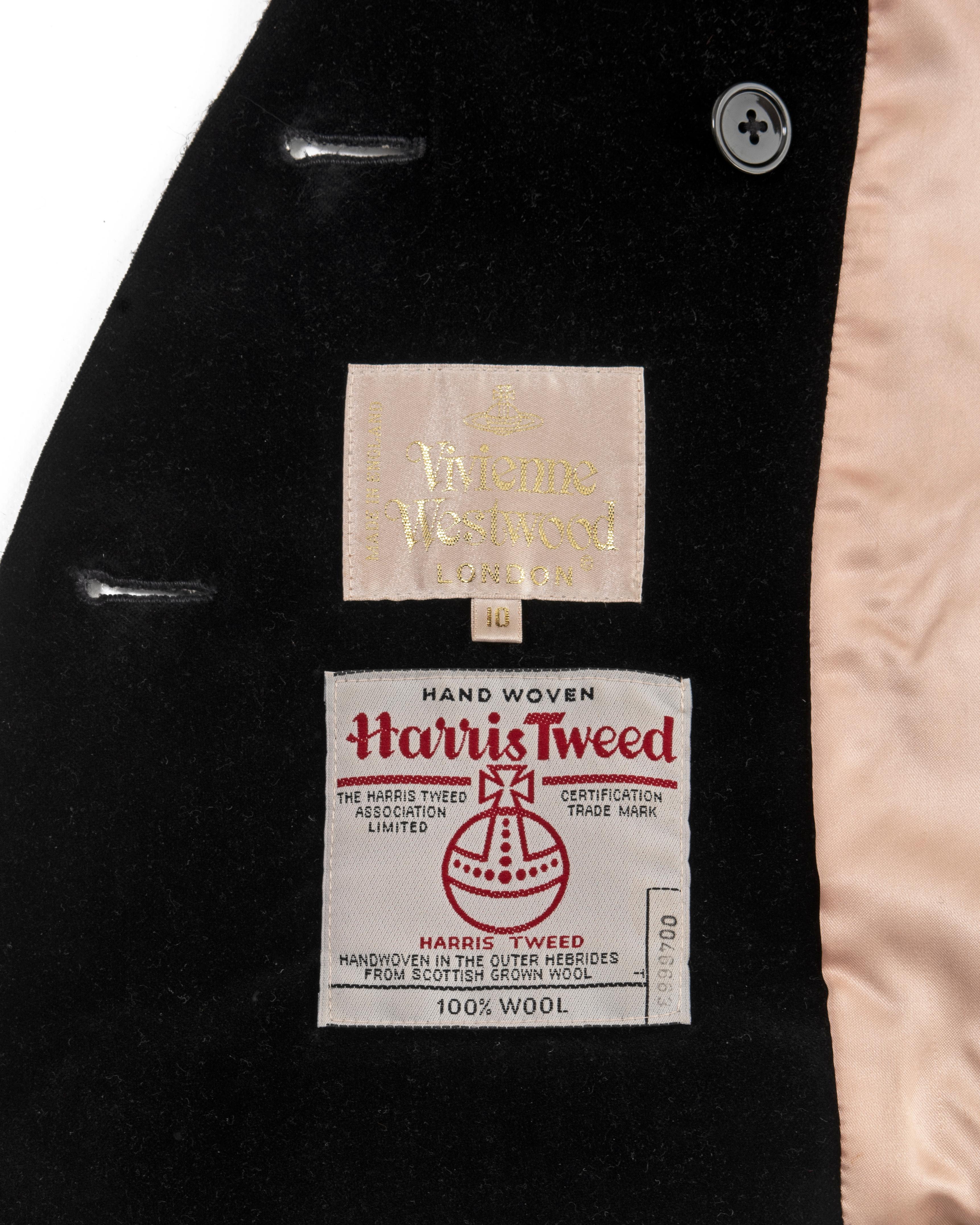 Vivienne Westwood grey houndstooth check tweed skirt suit, fw 1996 8