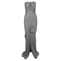 Vivienne Westwood Graues trägerloses Kleid