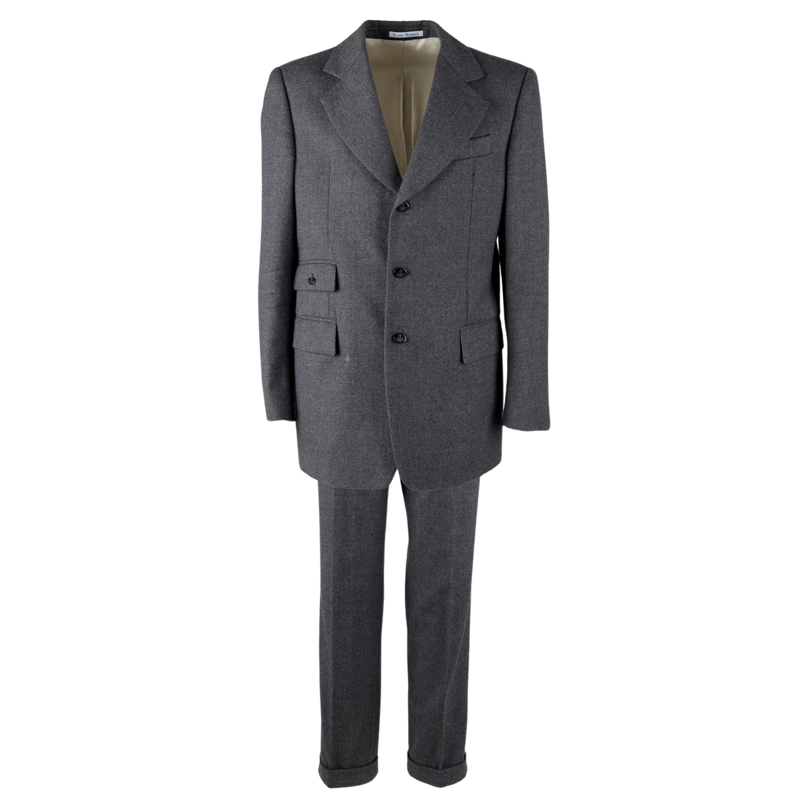 Vivienne Westwood Grey Wool Suit  For Sale