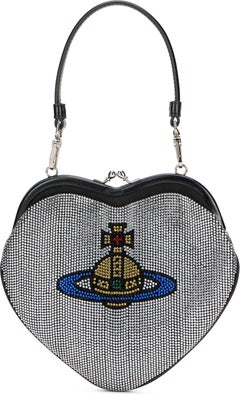 Vivienne Westwood Heart Clutch — Silver