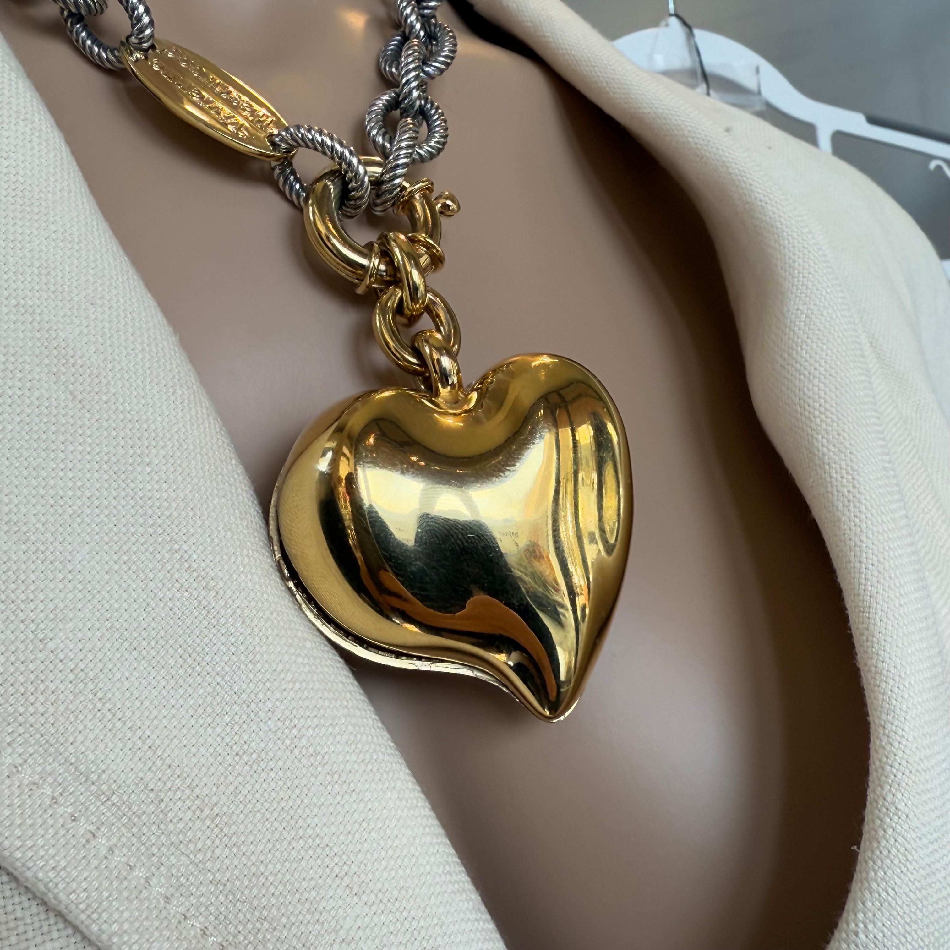 Vivienne Westwood Heart Necklace In Excellent Condition In Gazzaniga (BG), IT